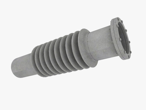 Ceiling pipes and vent 3D Model