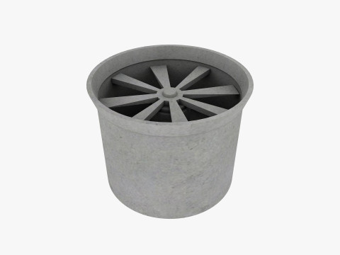 Ceiling pipes and vent 3D Model