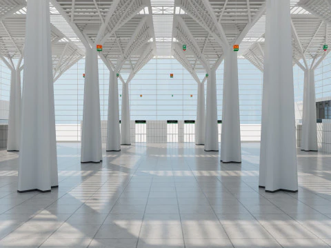 Convention and Exhibition Center 3 3D Model