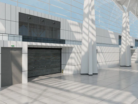 Convention and Exhibition Center 3 3D Model