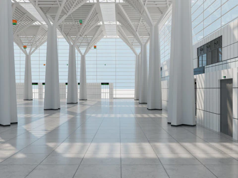 Convention and Exhibition Center 3 3D Model
