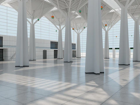 Convention and Exhibition Center 3 3D Model