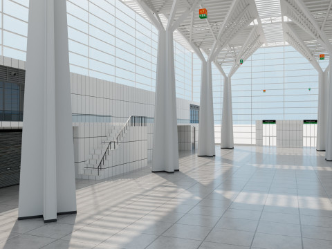 Convention and Exhibition Center 3 3Dモデル