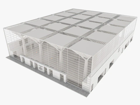 Convention and Exhibition Center 3 3D Model