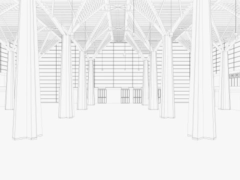 Convention and Exhibition Center 3 3D Model