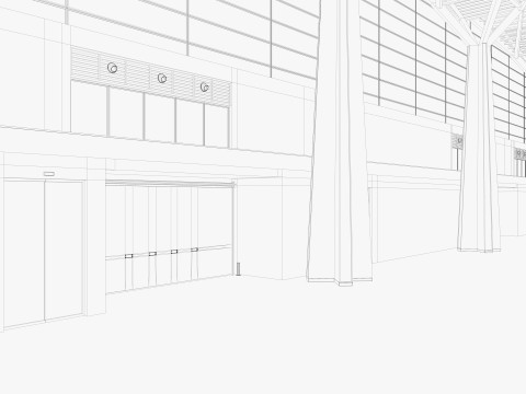 Convention and Exhibition Center 3 3Dモデル