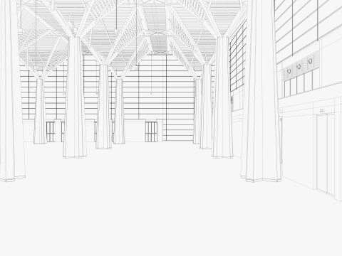 Convention and Exhibition Center 3 3Dモデル