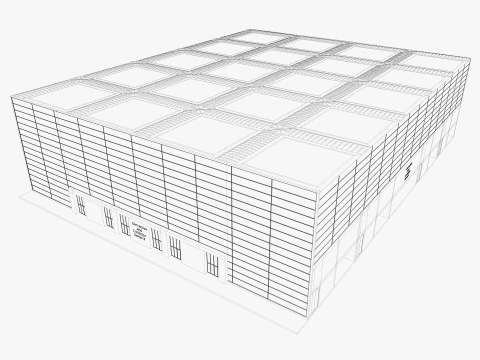 Convention and Exhibition Center 3 3D Model