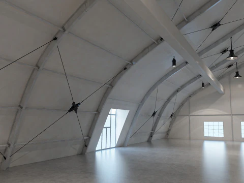 Event Exhibition Tent 3D Model