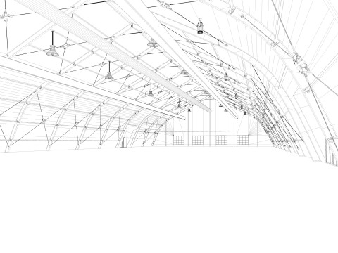 Event Exhibition Tent 3D Model