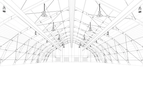 Event Exhibition Tent 3D Model