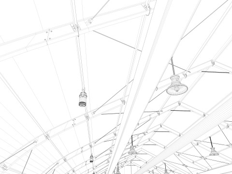 Event Exhibition Tent 3D Model