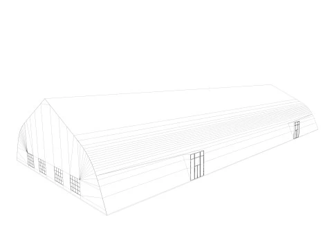 Event Exhibition Tent 3D Model