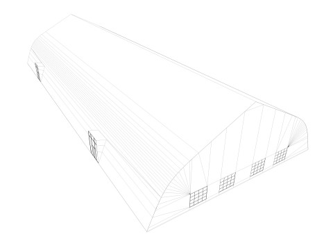 Event Exhibition Tent 3D Model