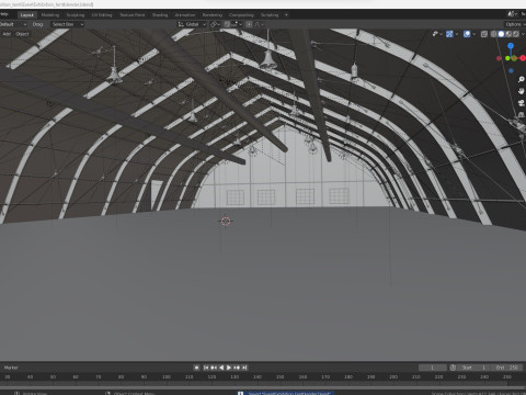 Event Exhibition Tent 3D Model