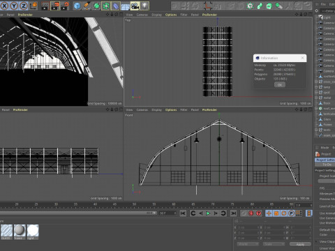 Event Exhibition Tent 3D Model