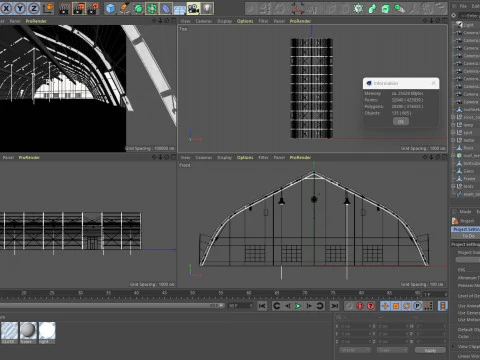 Event Exhibition Tent 3D Model