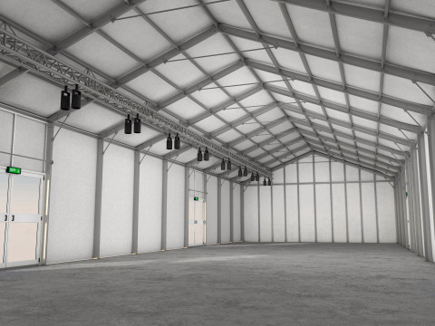Event Exhibition Tent 2 3D Model