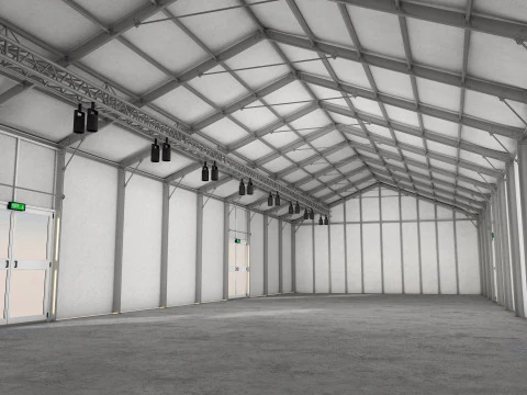 Event Exhibition Tent 2 3D Model