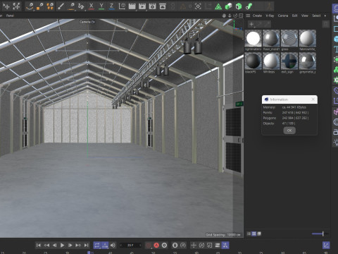 Event Exhibition Tent 2 3D Model