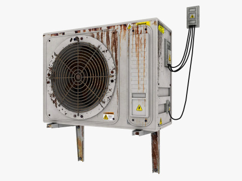 Industrial air conditioner 3D Model
