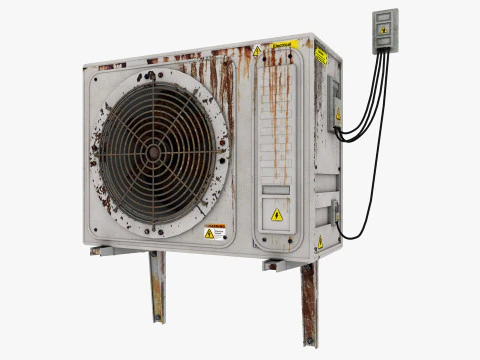 Industrial air conditioner 3D Model