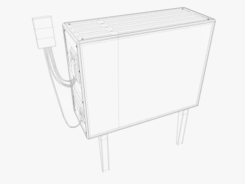Industrial air conditioner 3D Model