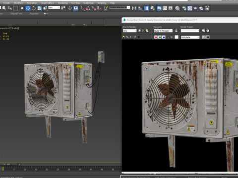 Industrial air conditioner Modèle 3D