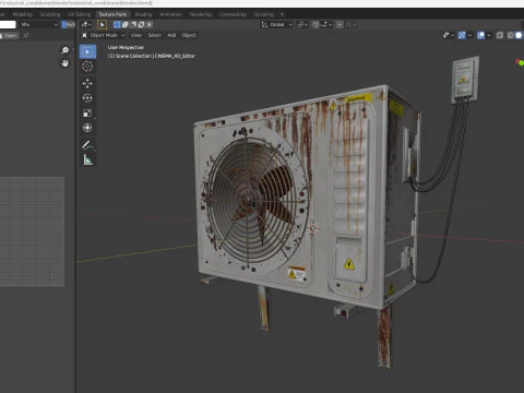 Industrial air conditioner 3D Model