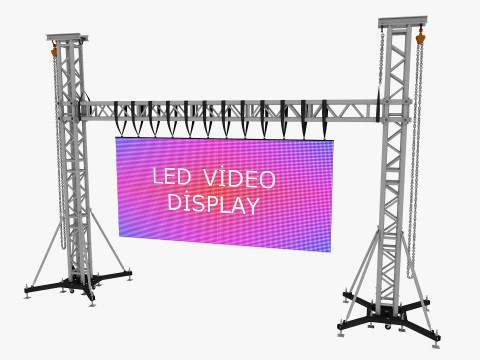 Led video wall truss 3D Model