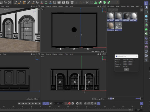 Loft Base Room interior Modelo 3D