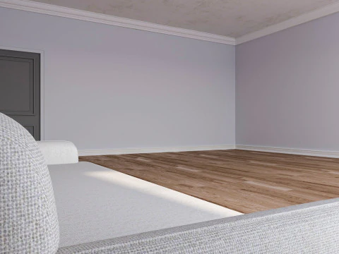 Wnętrze pokoju na poddaszu 2 Model 3D