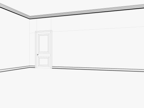 Loft Base Room interior 2 Modello 3D