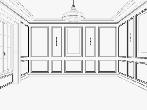 Loft Base Room interior 3 Modelo 3D