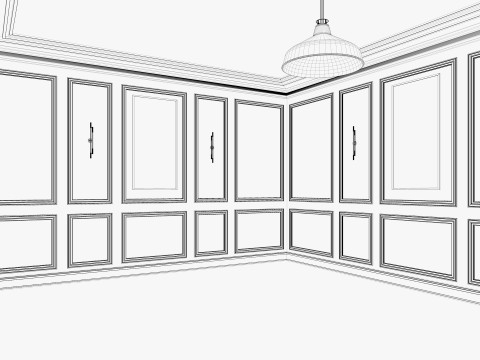 Loft Base Room interior 3 Modelo 3D