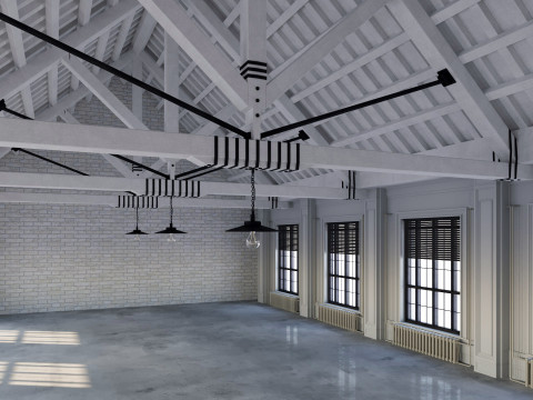 Loft interior 9 3D Model