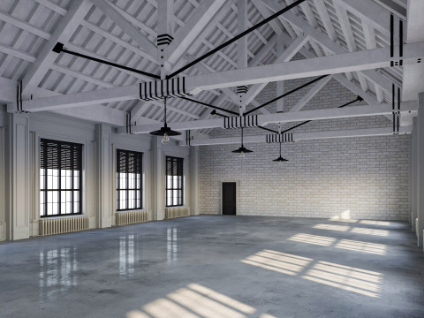 Loft interior 9 3D Model