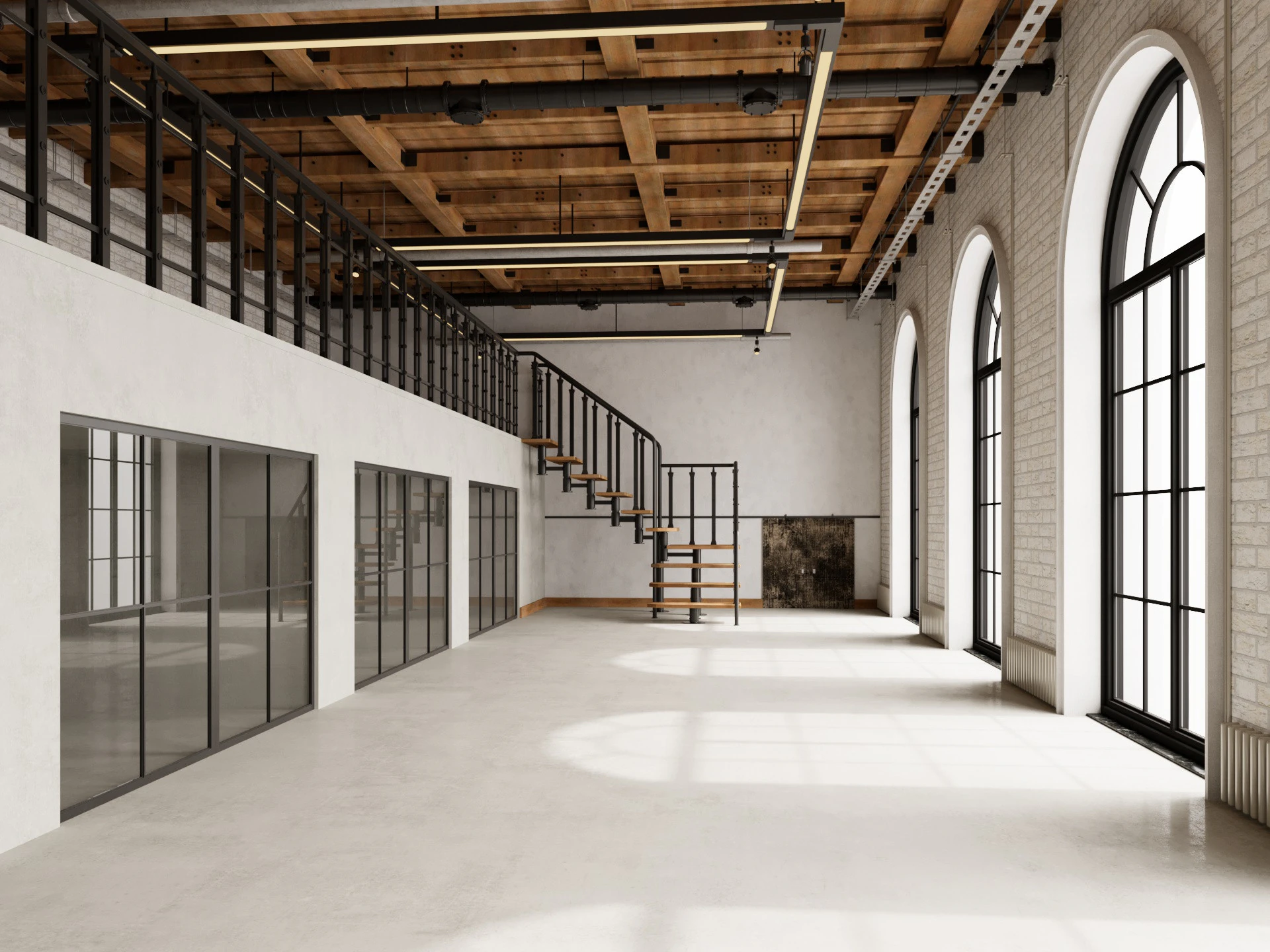 Loft Office 17 3D Model .c4d .max .obj .3ds .fbx .stl .blend 