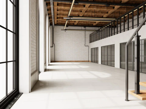 Loft Office 17 3D Model