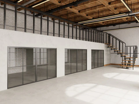 Loft Office 17 3D Model