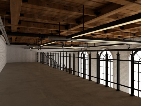 Loft Office 17 3D 模型