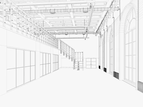 Loft Office 17 3D Model