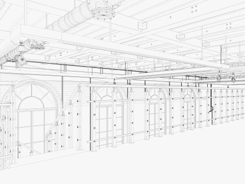 Loft Office 17 3D Model