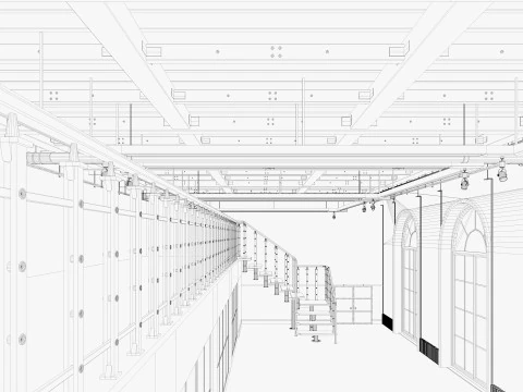 Loft Office 17 3D Model