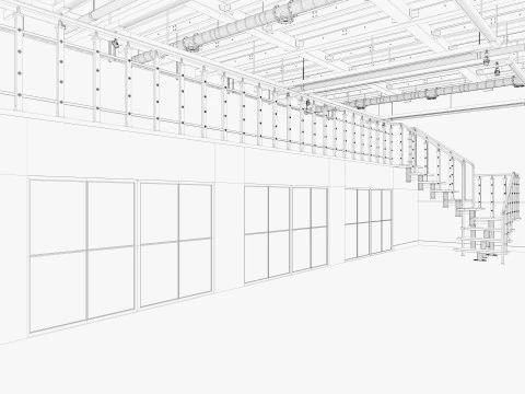 Loft Office 17 3D Model