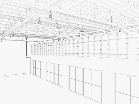 Loft Office 17 3D Model