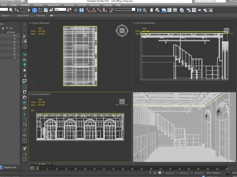 Loft Office 17 3D 模型