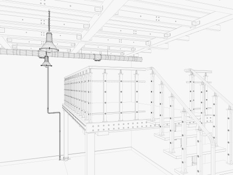 Loft Office industrial 3D Model