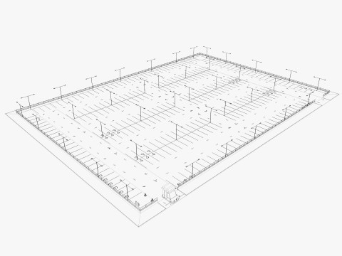 Parking Lot Modelo 3D