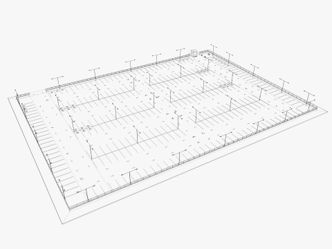 Parking Lot Modelo 3D